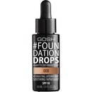 Gosh Foundation Drops Lehký make-up ve formě kapek SPF10 08 Honey 30 ml