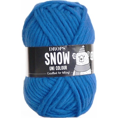 Příze DROPS Snow uni color 104 - modrá