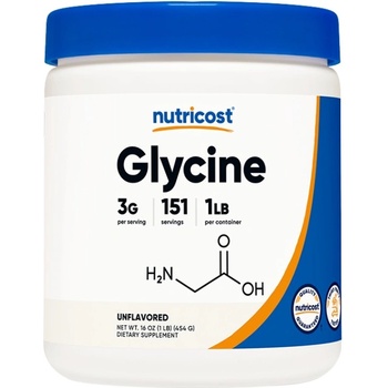 Image 1 of Nutricost Glycine Powder [454 грама]