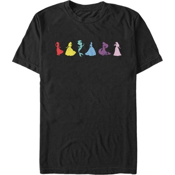 ZOOT. Fan Черна мъжка тениска на Disney Ditsy Princess ZOOT. Fan | Cheren | МЪЖЕ | L