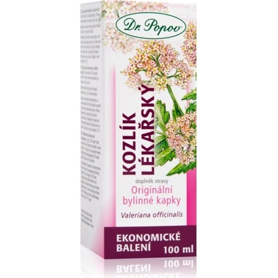 Dr. Popov Kozlík lékařský originální bylinné kapky 100 ml