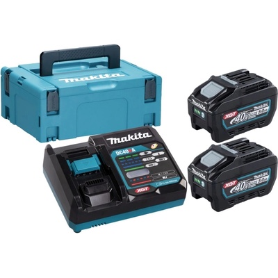 Makita 191V35-5 Комплект акумулаторни батерии и зарядно 2x40 V 2x5 Ah (191V35-5)