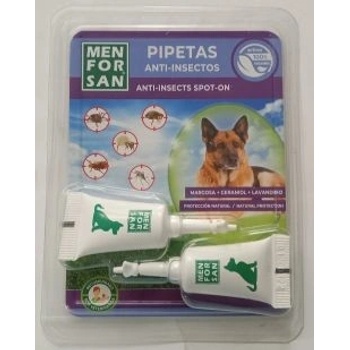 Menforsan Spot-on Antiparazitní pipeta proti blechám a klíšťatům pro psy 2 x 1,5 ml