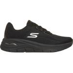 Skechers Дамски маратонки Skechers Womens Arch Fit 3 Mesh Low-Top Trainers - Black