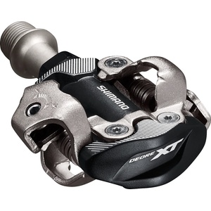 Shimano Педали с автомат Shimano PD-M8100 DEORE XT MTB SPD Pedals (no reflector) Clipless pedals - Black - размер One Size (860-2020-0111)