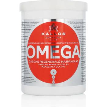Kallos Kallos Omega Rich Repair Hair Mask With Omega-6 Complex And Macadamia Oil 1000 ml