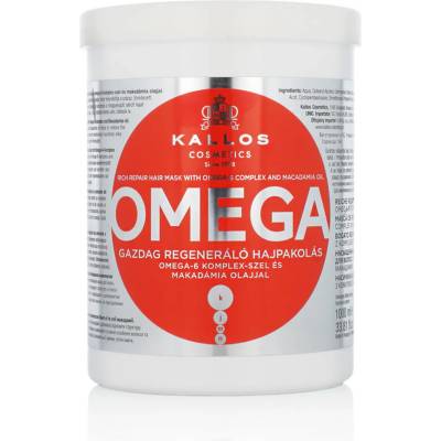 Kallos Kallos Omega Rich Repair Hair Mask With Omega-6 Complex And Macadamia Oil 1000 ml