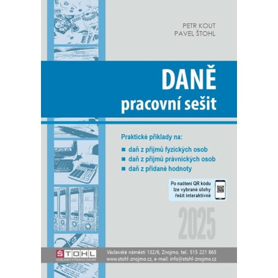 Daně - pracovní sešit 2025 - Pavel Štohl