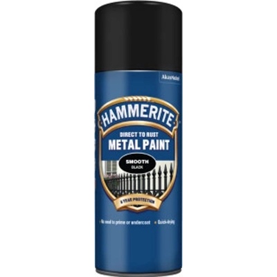 Hammerite přímo na rez sprej hladký černý 400ml