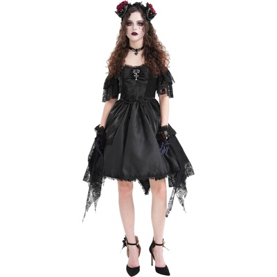 Devil Fashion šaty Black Gothic Off-the