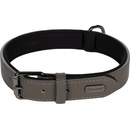 Flamingo Binti Kožený obojek s neoprenem