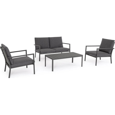 Bizzotto Konnor АНТРАЦИТЕН ДИВАН КОМПЛЕКТ4 С ВЪЗГЛ. cx23 (0663717)