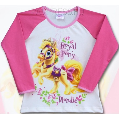 dívčí tričko disney PALACE PETS ROYAL PONY BLONDIE DLOUHÝ RUKÁV