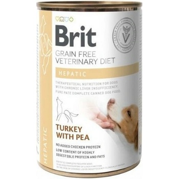 Brit Veterinary Diets GF dog Hepatic 6 x 400 g