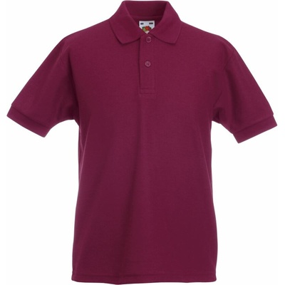Fruit of the Loom polokošile piqué polo fuchsiová