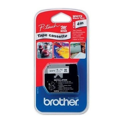 páska BROTHER MK221BZ čierne písmo, biela páska Tape (9mm)