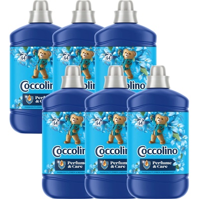 Coccolino Концентрат за изплакване с пасифлора и бергамот 384 измивания 6x1600ml (8720181409790)