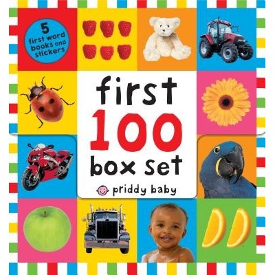 First 100 PB Box Set 5 Books: First 100 Words; First 100 Animals; First 100 Trucks and Things That Go; First 100 Numbers; First 100 Colors, Abc, Num Priddy RogerBoxed Set