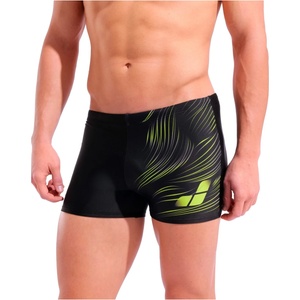 arena Мъжки бански слипове Arena Foliage Swim Short Swim brief - Black / Black Multi - размер 5 (DE) (050-2536-0113)