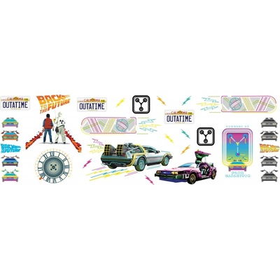 Fanattik Samolepky na zeď Back to the Future - Wall Decal Set