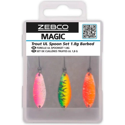 Zebco Plandavka Target Fish Trout UL Spoon Set - 1,5 g