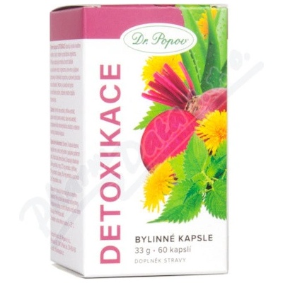 Dr.Popov Bylinné kapsle Detoxikace 60 kapsúl