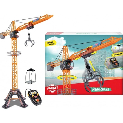 Dickie stavební jeřáb Mega Crane 120 cm na kabel