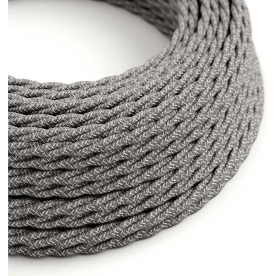 Creative Cables TN02 přírodní 2x0,75mm² šedá 1 m