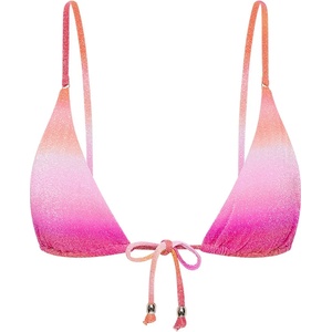 Seafolly Дамско бикини горнище Seafolly Women's Spectrum Slide Tri Bikini top - Hot Pink - размер 32 (EU) (150-5089-0111)