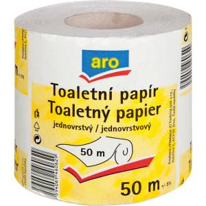 aro Тоалетна хартия aro Recycled еднослойна 50 м 32 бр