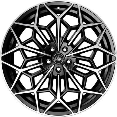 ANTERA A105 10x21 5x112 ET30 piano black diamond