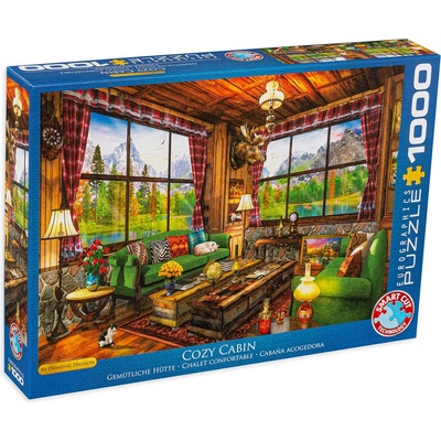 EUROGRAPHICS Пъзел Eurographics от 1000 части - Уютна къщурка, Доминик Дейвисън (60005377)