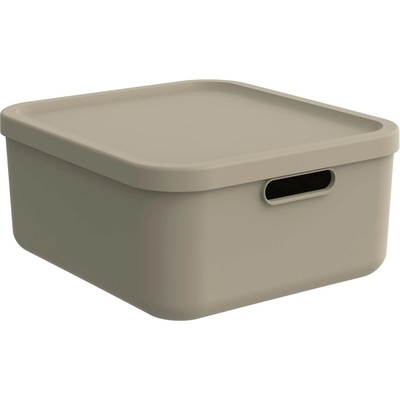 Rotho Albu Light úložný box s víkem 20 l cappuccino 40 x 36 x 18 cm