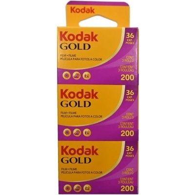 Kinofilm Kodak Gold GB 200/36 3 pack – Zboží Mobilmania