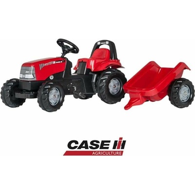 Rolly Toys Šlapací traktor rolyKid s kufrem a přívěsem