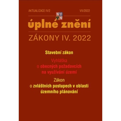 Aktualizace IV/2 - stavební zákon, územní plánování