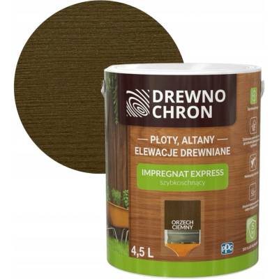 Drewnochron Impregnát Express Tmavá ořechová 4,5L