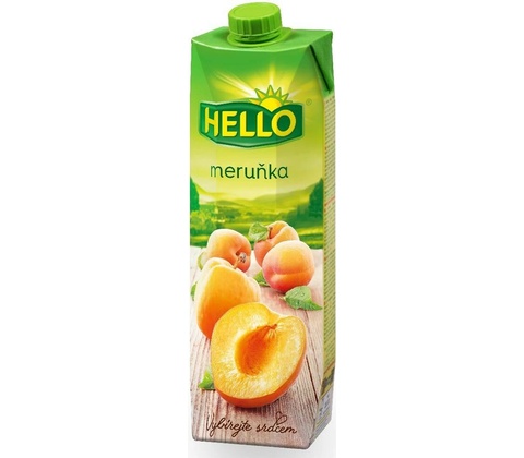 Hello meruňka 1 l
