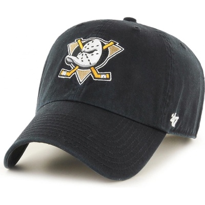 47 Brand Clean Up Anaheim Ducks Black Strapback černá vícebarevné černá