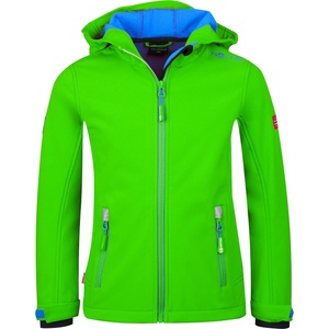 TROLLKIDS Детско софтшел яке Trollkids Kid's Trollfjord Jacket Softshell jacket - Bright Green / Med Blue - размер 110 (EU) (703-2088-0613)