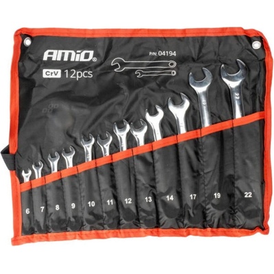 AMiO sada kombinovaných klíčů 6-22mm 12ks 04194