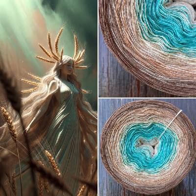 ColorfulLmadeshop Příze Čarovné klbko (3n) 1000m Zodiac - Virgo