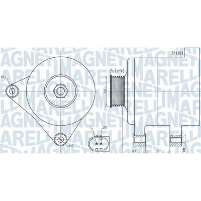 generátor MAGNETI MARELLI 063731985010