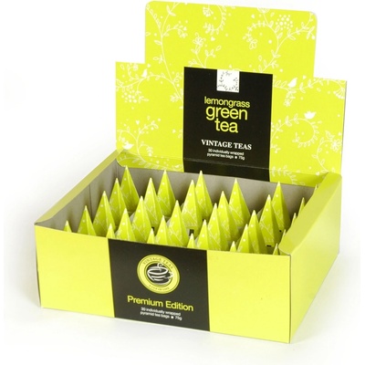Vintage Teas Zelený čaj s citronovou trávou 30 x 2,5 g