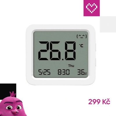 Xiaomi Mi Temperature and Humidity Monitor 3 BHR9041GL – Hledejceny.cz