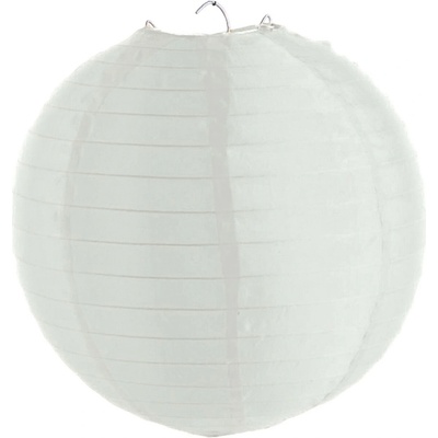Nylonový lampion 30 cm, bílá – Zbozi.Blesk.cz
