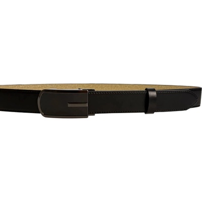 Pánský luxusní kožený společenský opasek belts 35-020-20 černý