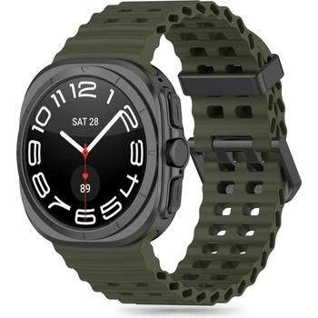 Tech-Protect Силиконова каишка за Samsung Galaxy Watch Ultra (47mm) от Tech-Protect IconBand Pro - Hunter Green (5906302376322)