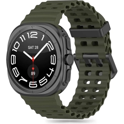 Tech-Protect Силиконова каишка за Samsung Galaxy Watch Ultra (47mm) от Tech-Protect IconBand Pro - Hunter Green (5906302376322)