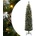 vidaXL Изкуствена тънка коледна елха, 150 LED, 150 см (3315779)
